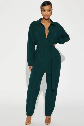 All Fax Jumpsuit - Hunter
