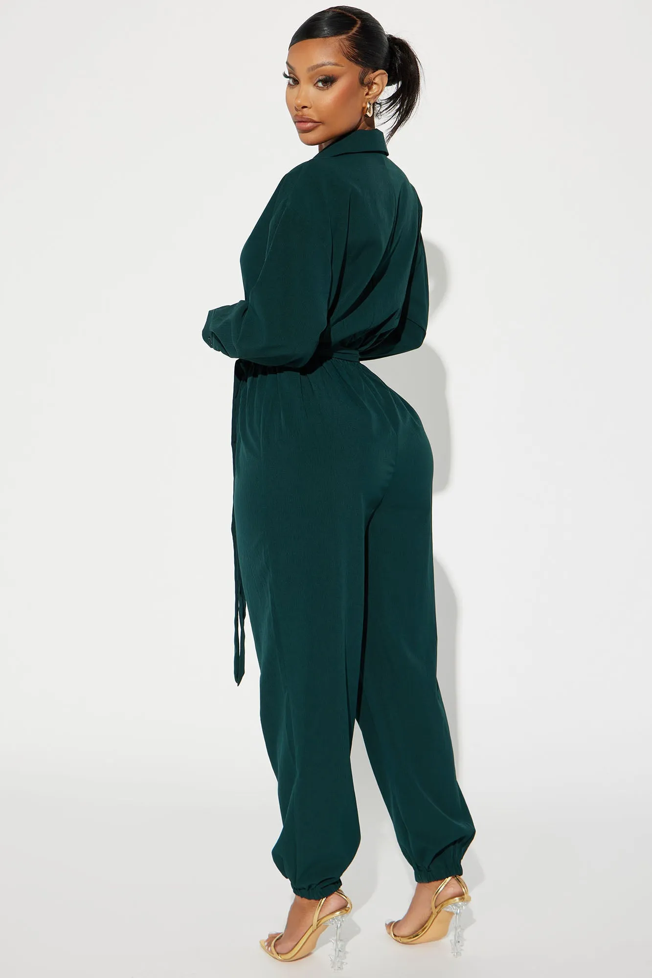 All Fax Jumpsuit - Hunter
