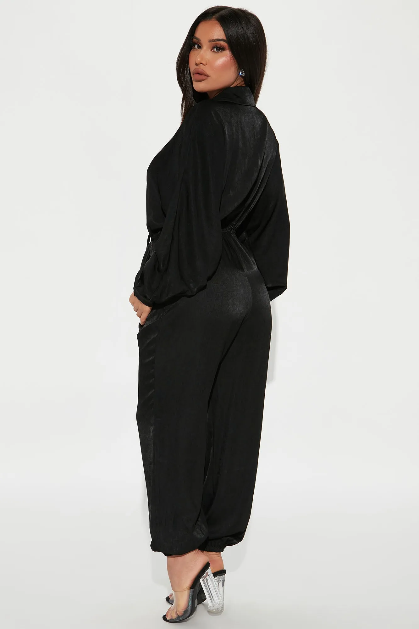 Always On The Go Jumpsuit - Black