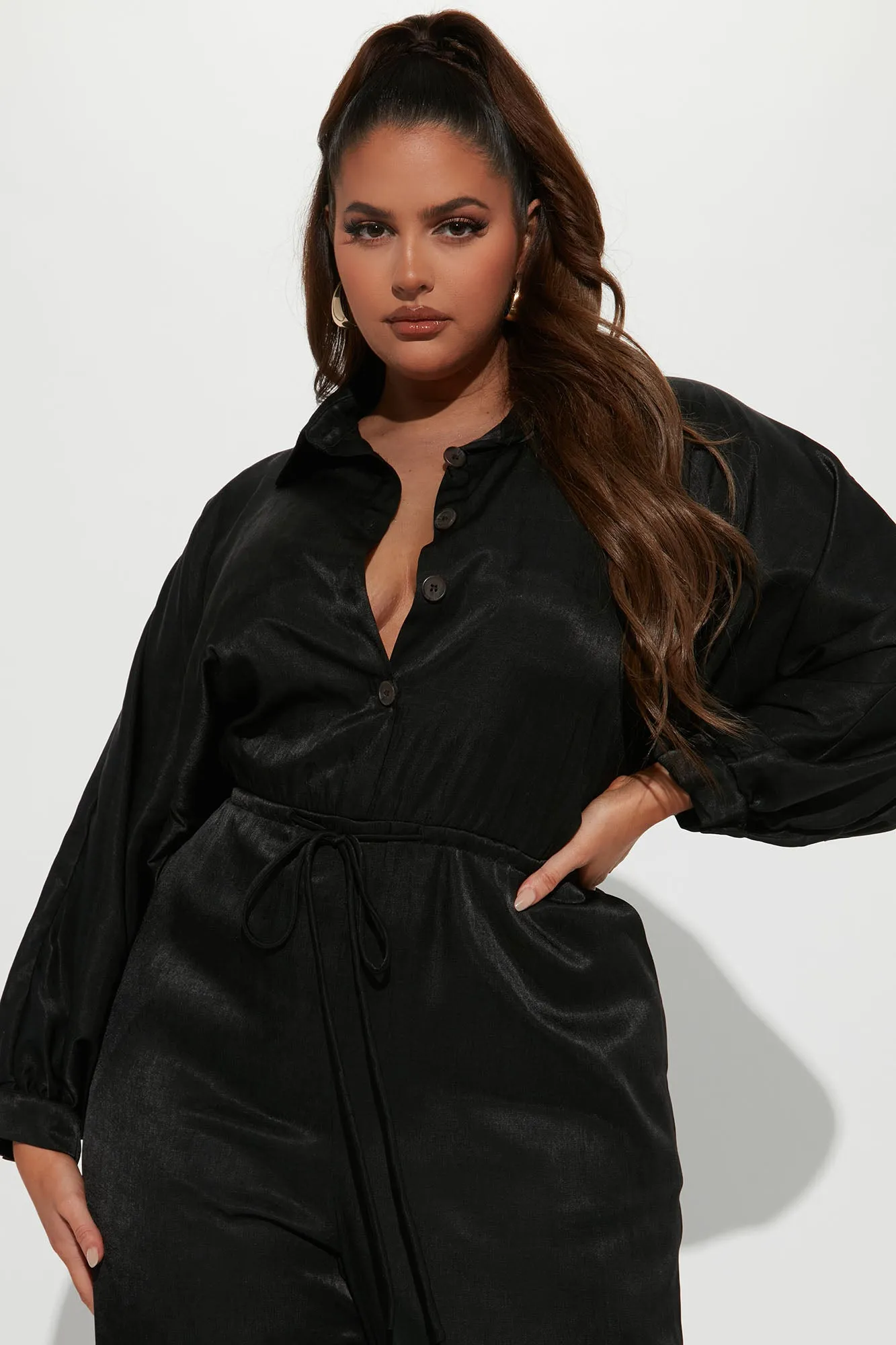 Always On The Go Jumpsuit - Black