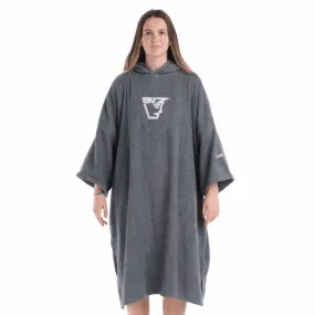 Buz Adults Unisex Hooded Changing Robe - Rock Grey