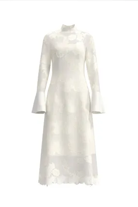 EMBROIDERED LACE DRESS