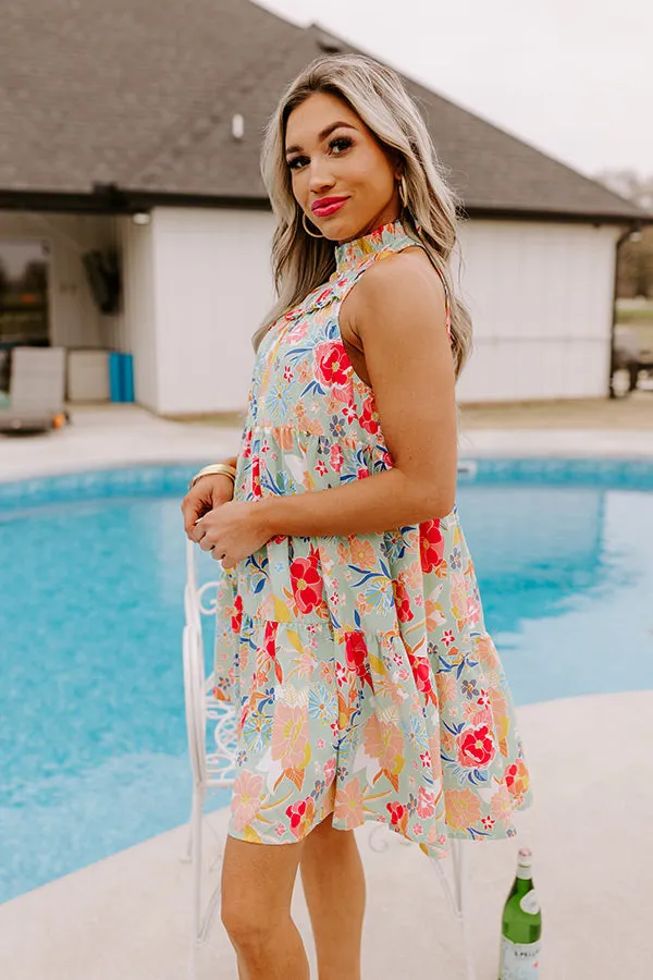 Fairytale Friendly Shift Dress In Mint