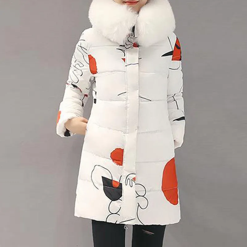 Female Hooded Slim Warm Jacket