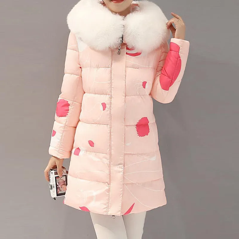 Female Hooded Slim Warm Jacket