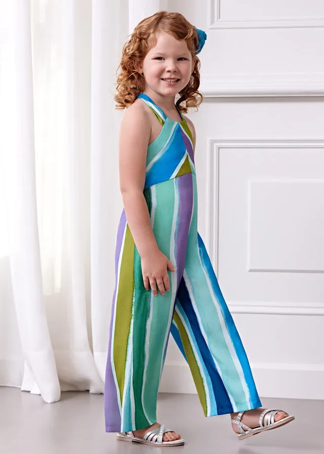 Girls Satin Jumpsuit