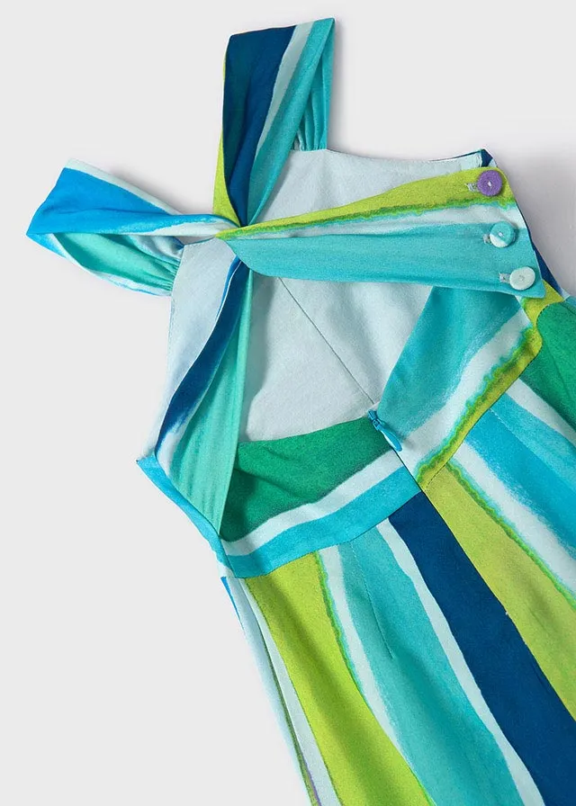 Girls Satin Jumpsuit