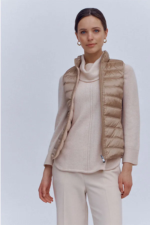 MIAMAILLE REVERSIBLE DOWN VEST