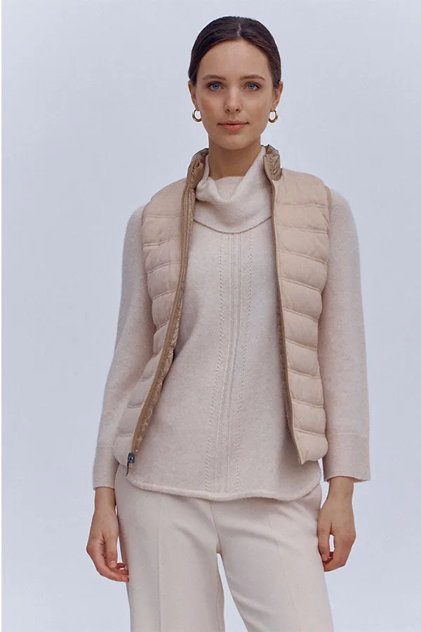 MIAMAILLE REVERSIBLE DOWN VEST