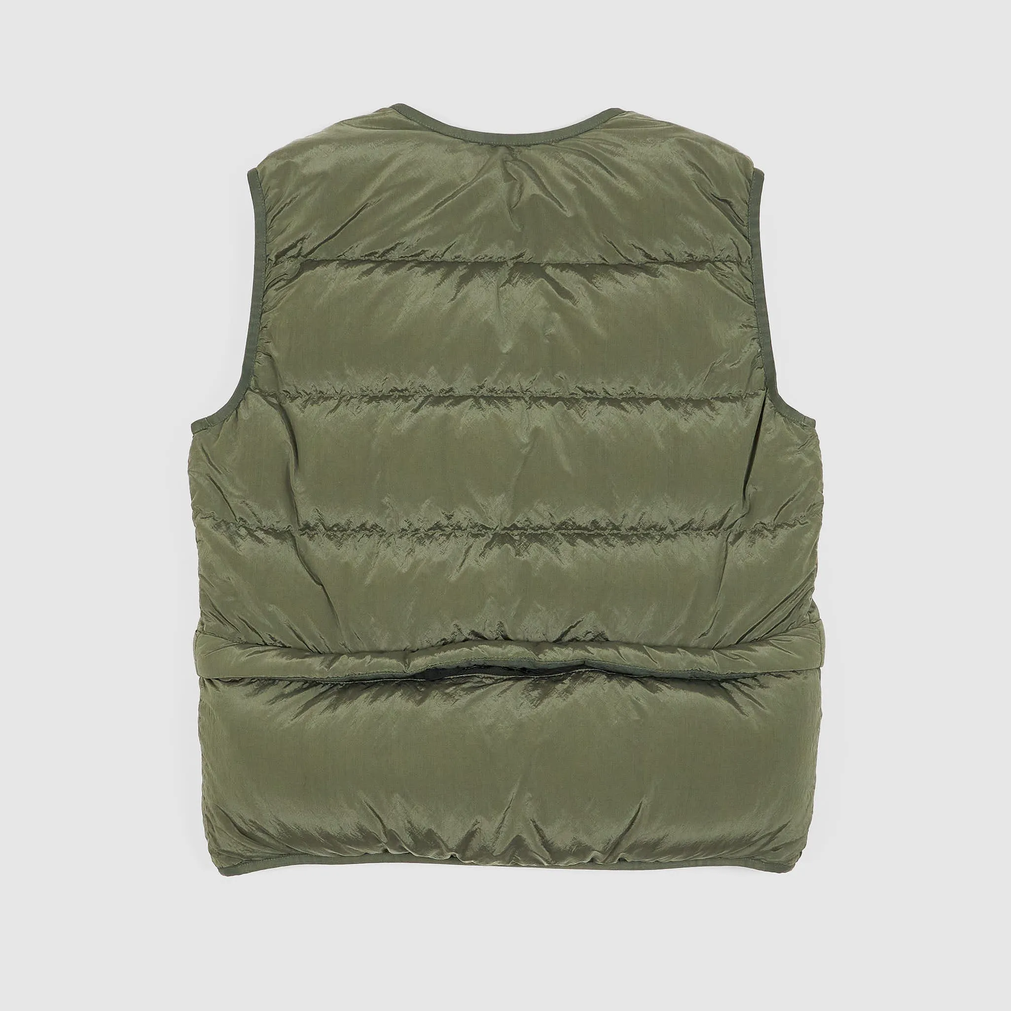 Stone Island Multifunctional Down Vest with Packable Gore-Tex Raincoat