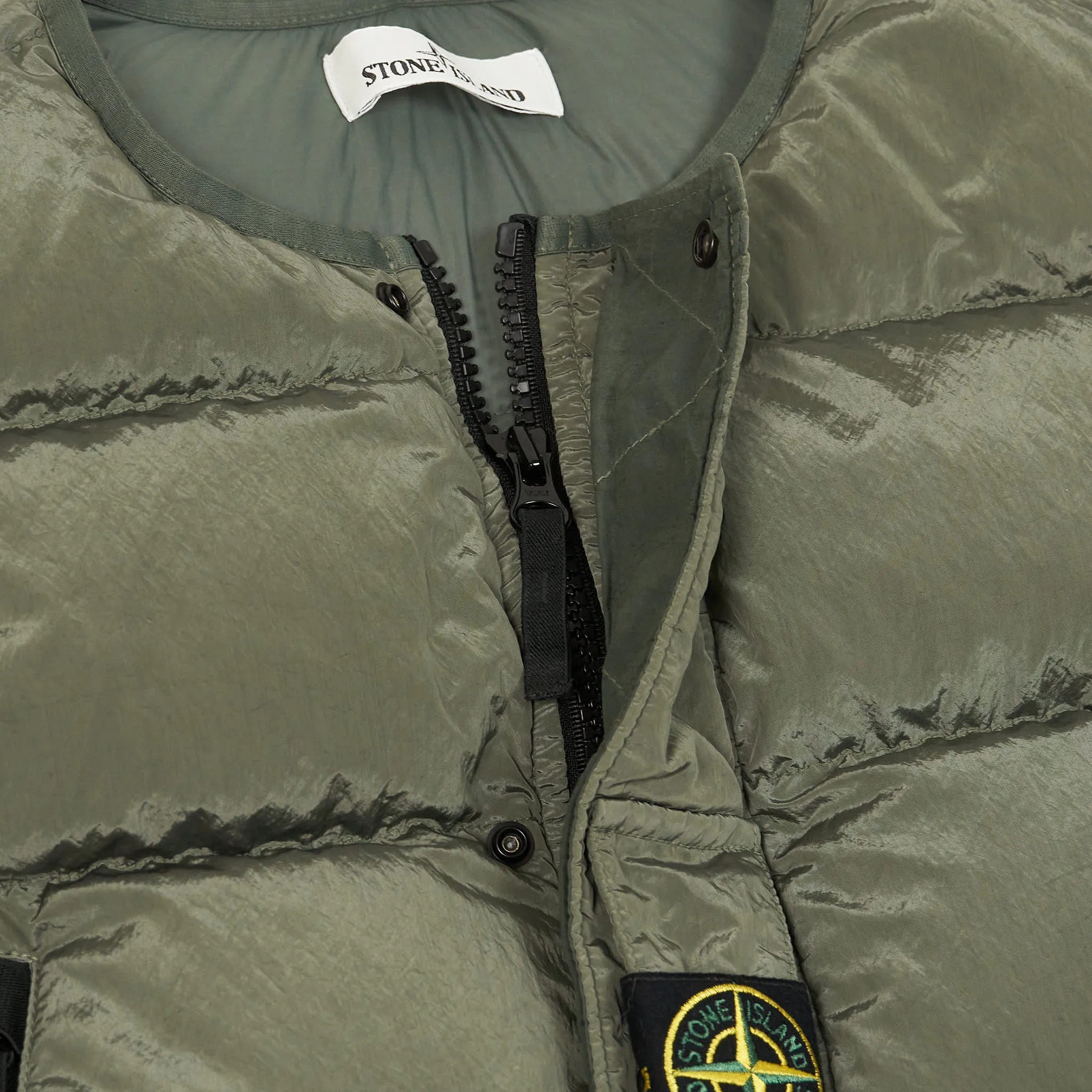 Stone Island Multifunctional Down Vest with Packable Gore-Tex Raincoat