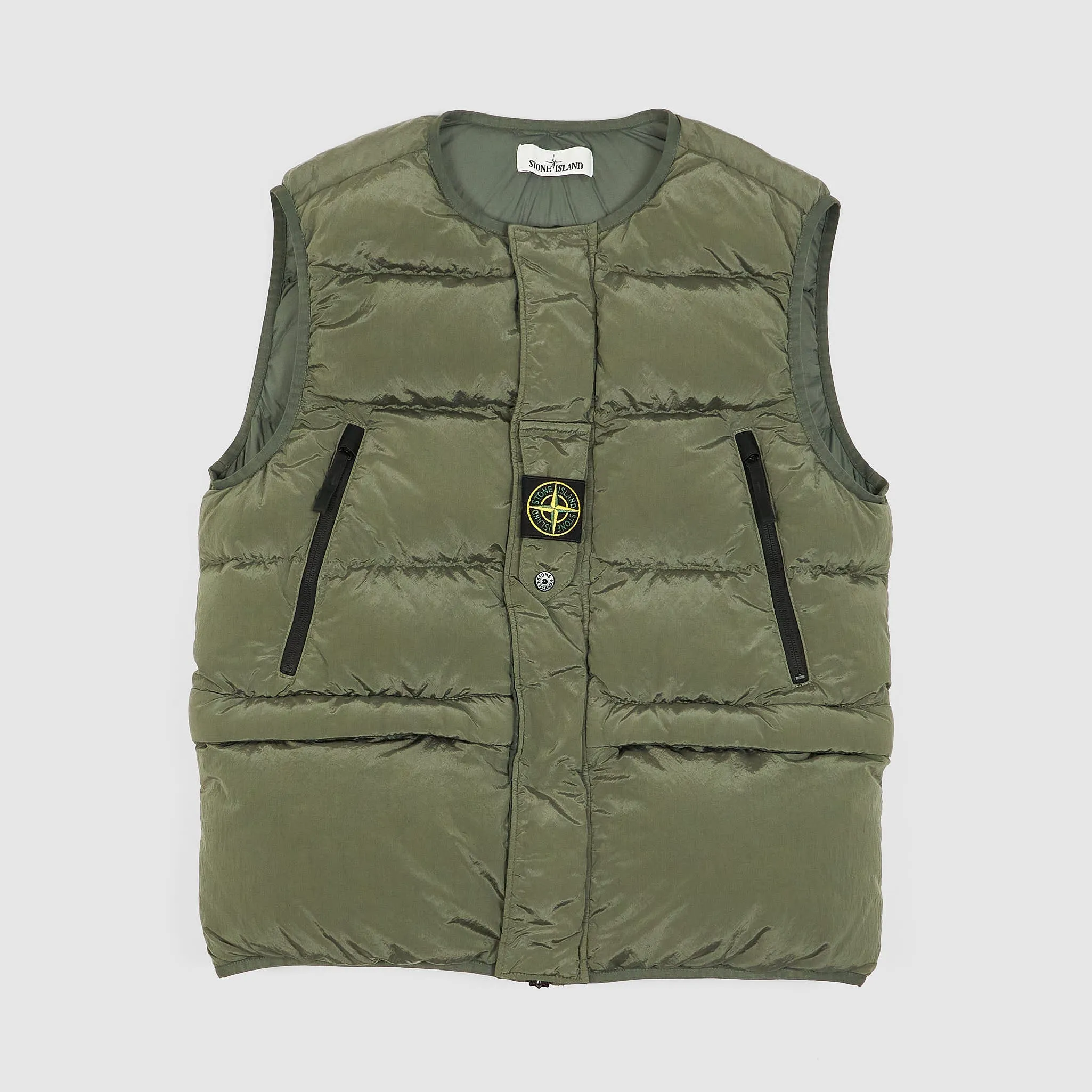Stone Island Multifunctional Down Vest with Packable Gore-Tex Raincoat