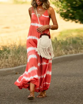 TastyHottie - Striped print slip dress
