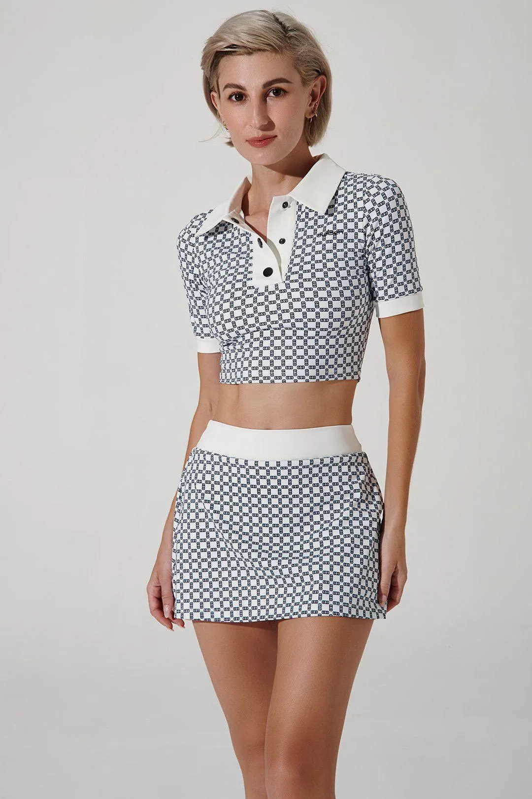 Vivre Skirt - Black Monogram